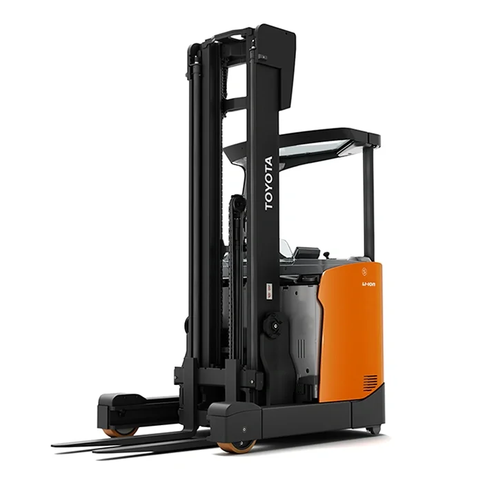 BT Reflex RRE160H reach truck. Product photo from the side.