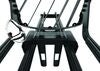 BT Staxio SSI160LN electric sit/stand stacker with elevating support arms. Details photo of operator view and visibility.