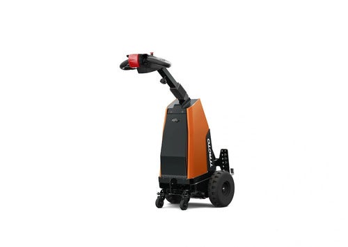 Tracto TWE120, walkie tow tractor. Product photo from the side. 