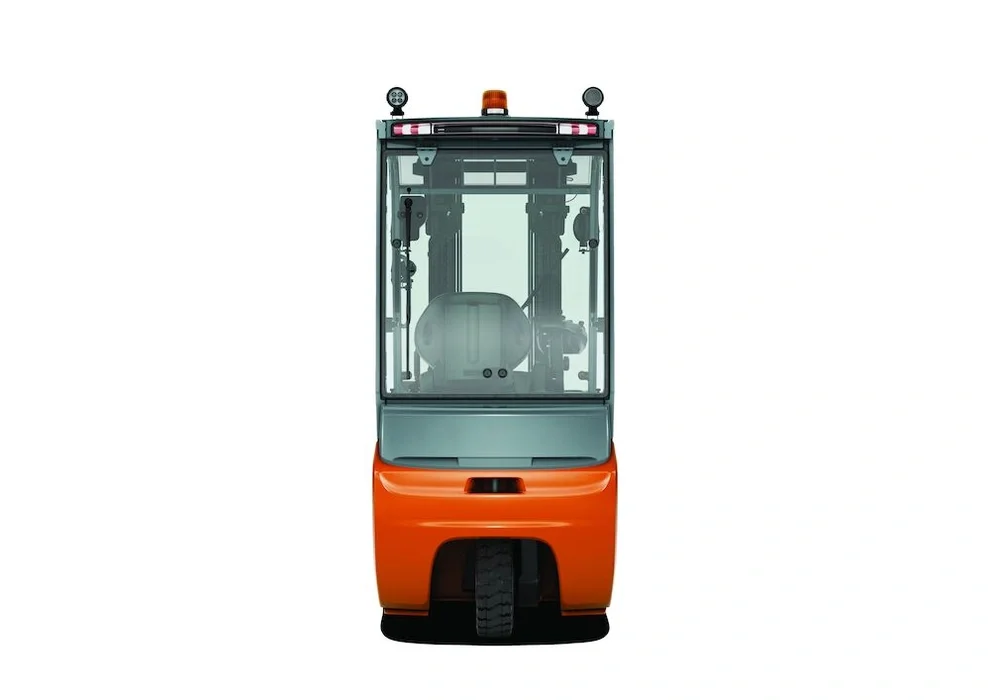 Electric counterbalanced forklift BT Cargo E2-series, closed cabin