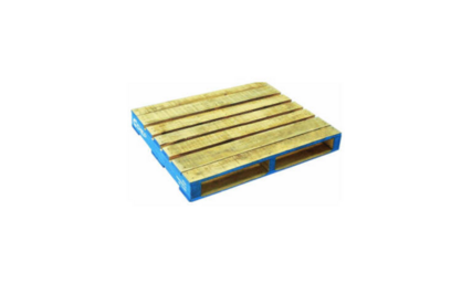 Bearer pallet against white background