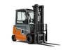 Electric counterbalanced forklift BT Cargo E8-series, 4-wheel 3.5 ton, closed cabin