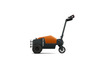 Tracto TWE200, walkie tow tractor. Product photo from the side. 