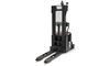 BT Staxio SAE160, for moving and stacking in automated logistic solutions. Product photo taken from the front at an angle. 