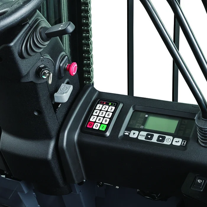 Electric counterbalanced forklift Toyota 8-series, 8FBN 2.5 ton operator console