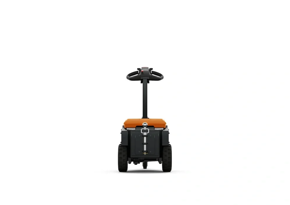 Tracto TWE200, walkie tow tractor. Product photo from the back. 