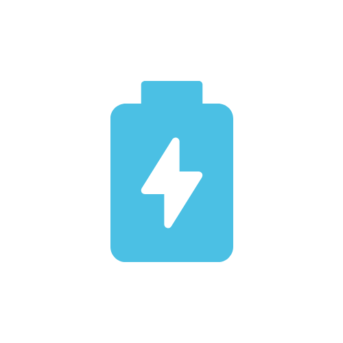Lithium-ion icon for no battery exchange