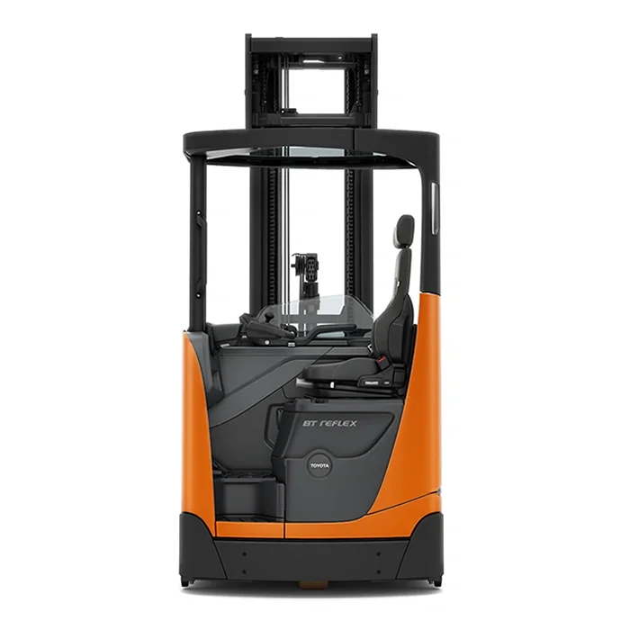 BT Reflex RRE160H reach truck. Product photo from the front.